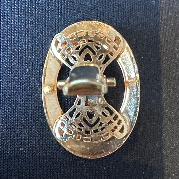 Signed Vintage Marquise Garnet Cufflinks - Picture 10 of 13